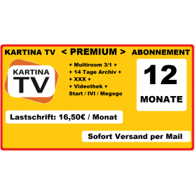 Angebot Kartina Tv Premium Abonnement Nur 16 50